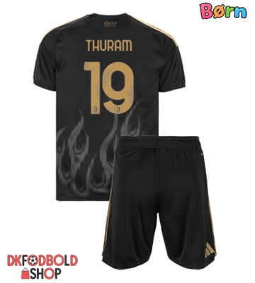 Juventus Khephren Thuram #19 Tredje trøje Børn 2026-27 Kort ærmer (+ korte bukser)